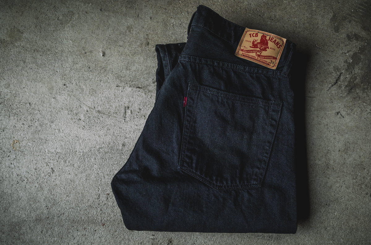 TCB Jeans 　505 BK 36 Pre-Shrunk Jeans 505 BKBK/ One-Wash – TCB JEANS