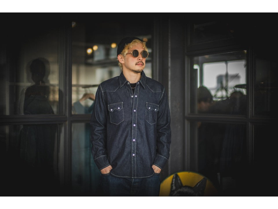 black dress with denim shirt Dude Ranch Shirt 8.5oz Denim – TCB JEANS