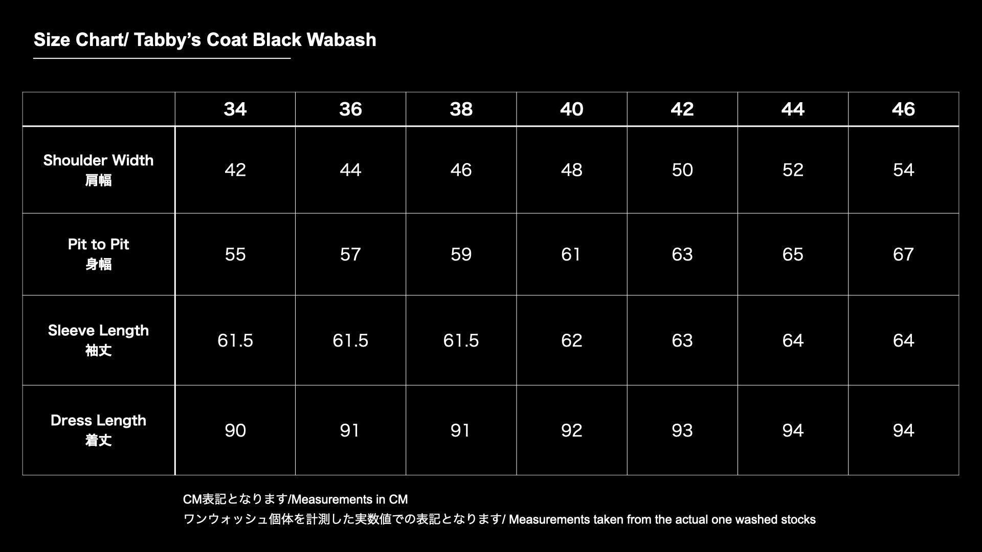 Tabby's Coat 10oz Black Wabash