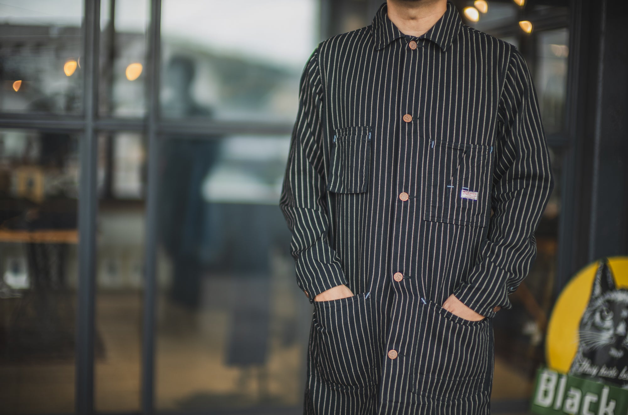 Tabby's Coat 10oz Black Wabash