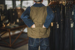 Huntsman Vest Neppy Green Herringbone
