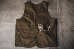 Huntsman Vest Neppy Green Herringbone