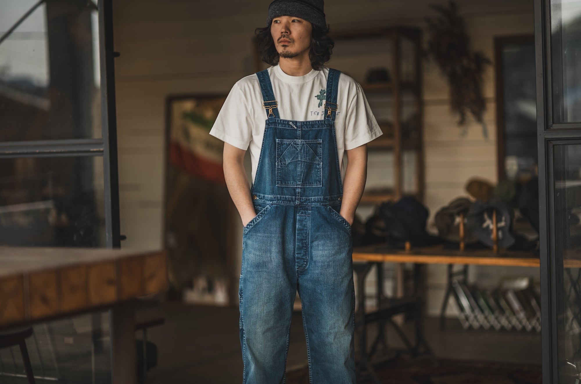TCB jeans TCBジーンズ Boss of the Cat Overall ボス オブ ザ