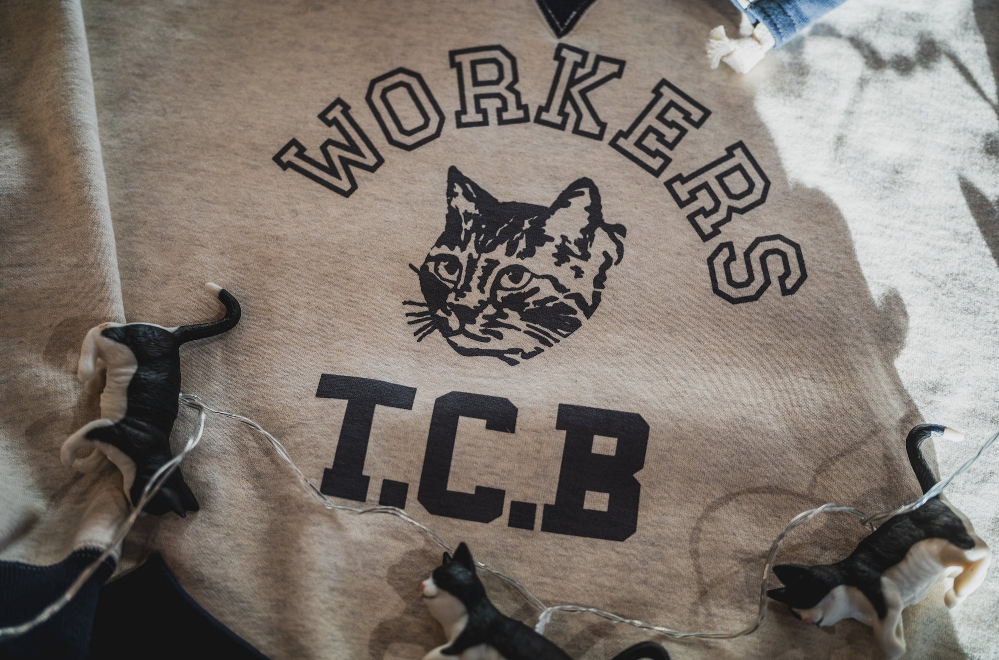 Workers & TCB. Added-on hoodie sweatshirt