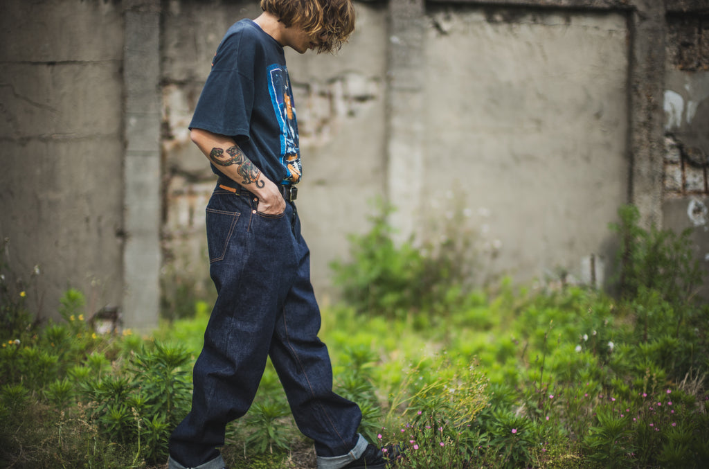 Baggy 50's Jeans/ One-Wash