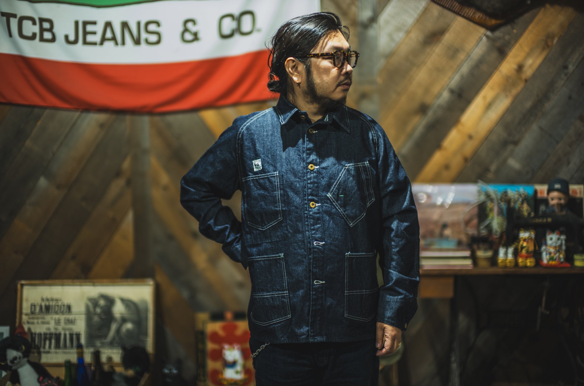 Black Cat Jacket Denim 10oz/ One-Wash