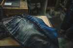 【Fat Cat Records】 Faded S40's Jeans