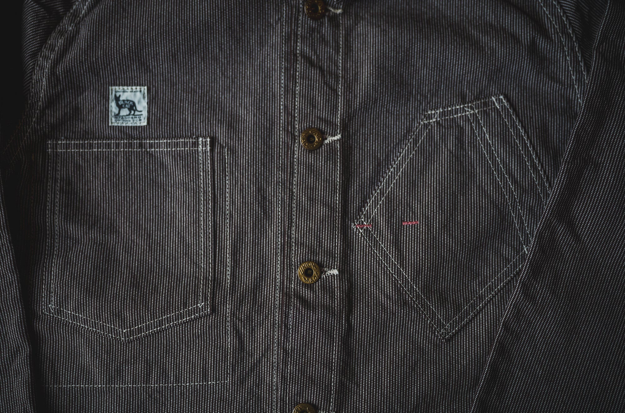 Black Cat Jacket Pin Check – TCB JEANS