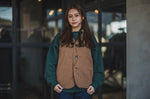 Huntsman Vest Neppy Brown Herringbone