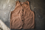 Huntsman Vest Neppy Brown Herringbone