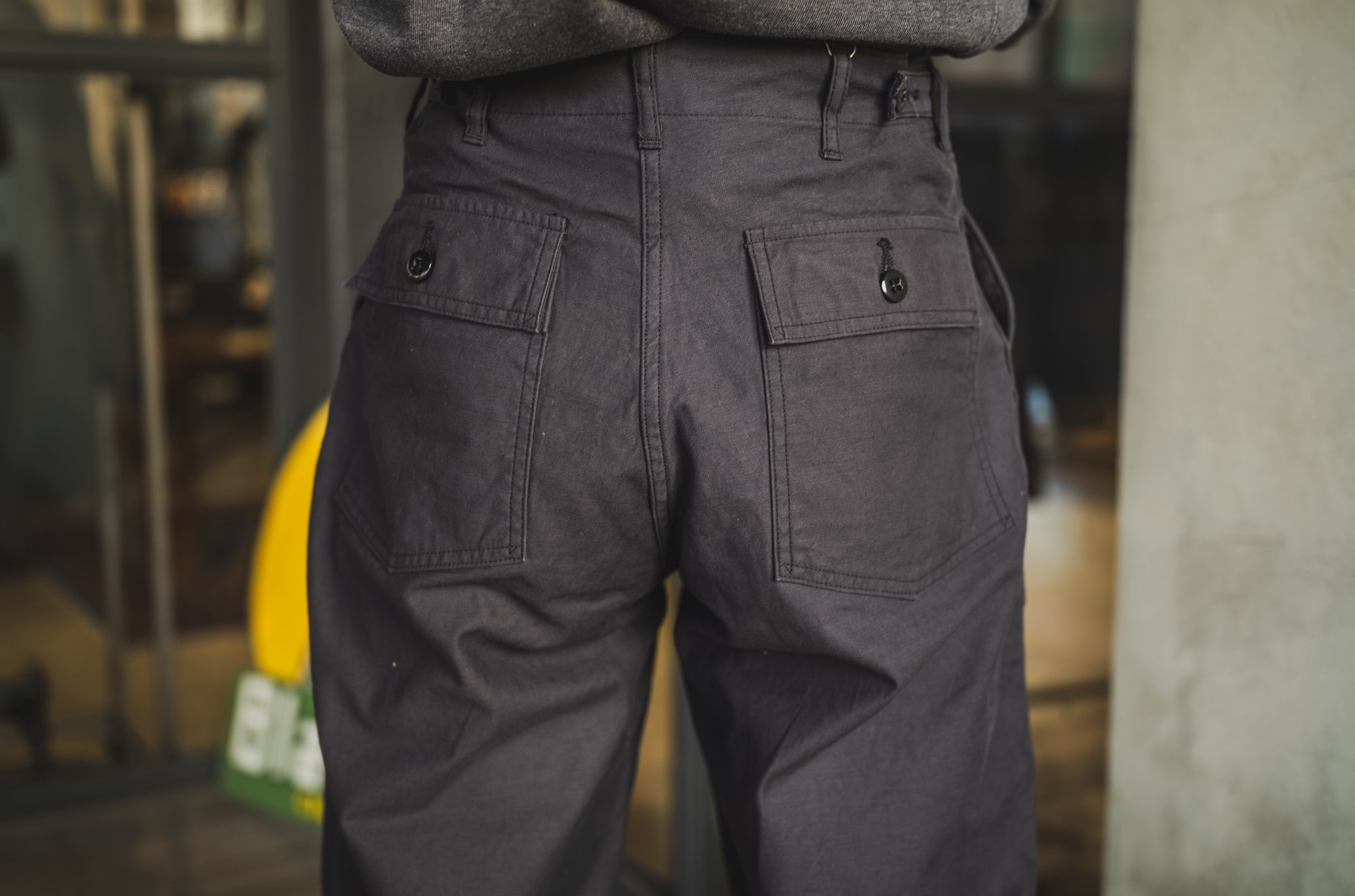 50's Baker Pants Charcoal – TCB JEANS