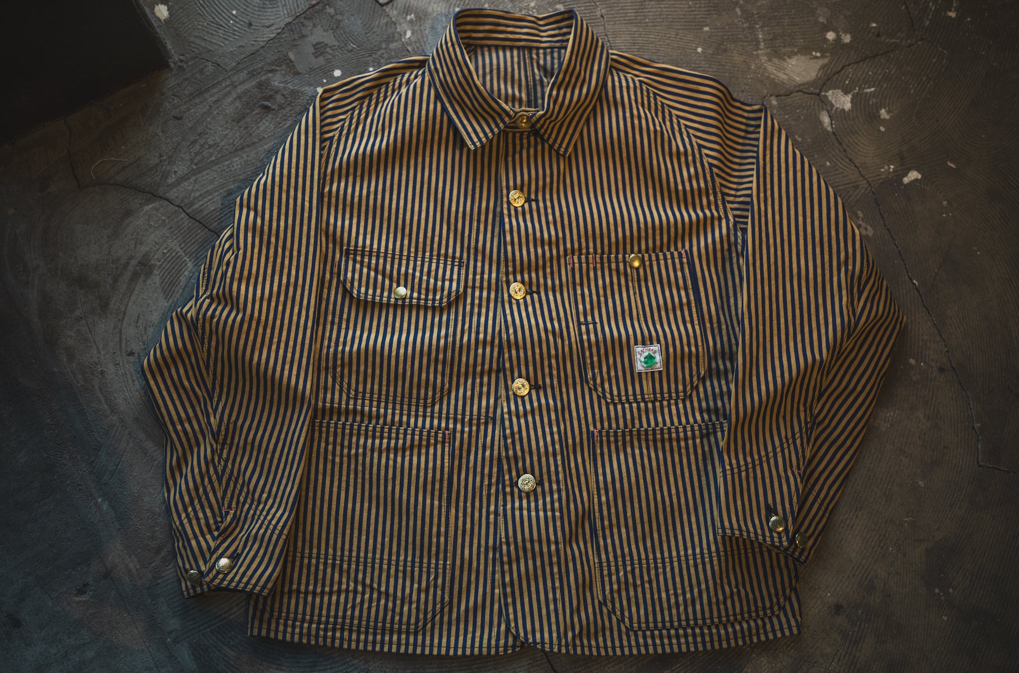 ジャケット・アウター Cathartt Chore Coat Tabby Cat Stripe 40 Cat Head Jacket Tabby Cat Stripe – TCB JEANS