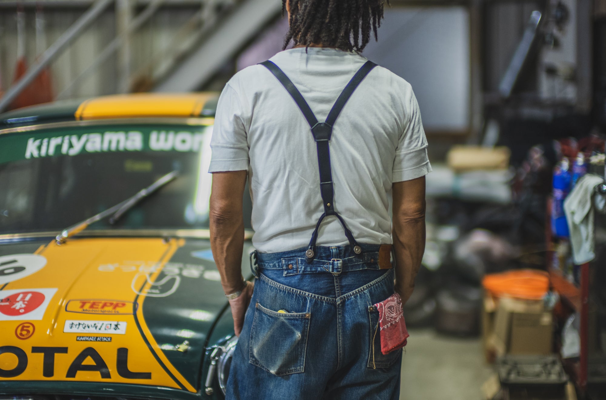TCB Leather Suspenders