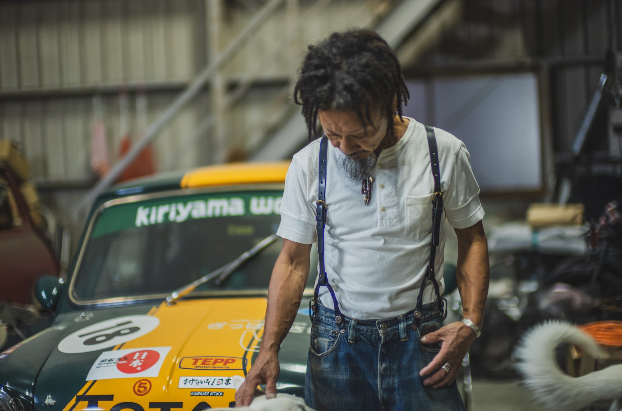 TCB Leather Suspenders