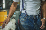 TCB Leather Suspenders