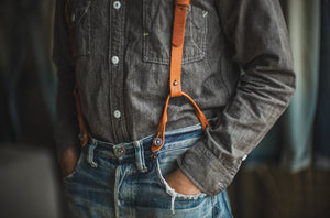 TCB Leather Suspenders