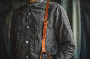 TCB Leather Suspenders
