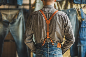 TCB Leather Suspenders