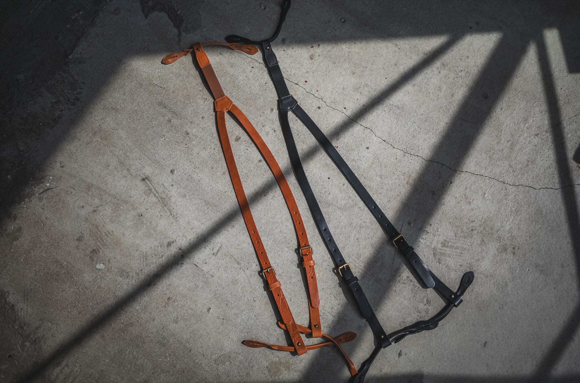 TCB Leather Suspenders