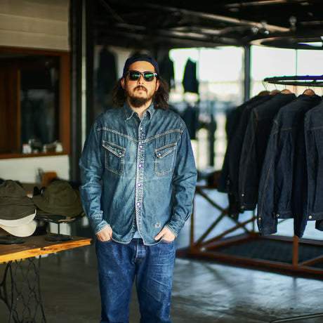 ジャケット・アウター TCB RANCHMAN Shirt DENIM TCB Ranchman Shirt 8.5oz/ One-Wash – TCB JEANS