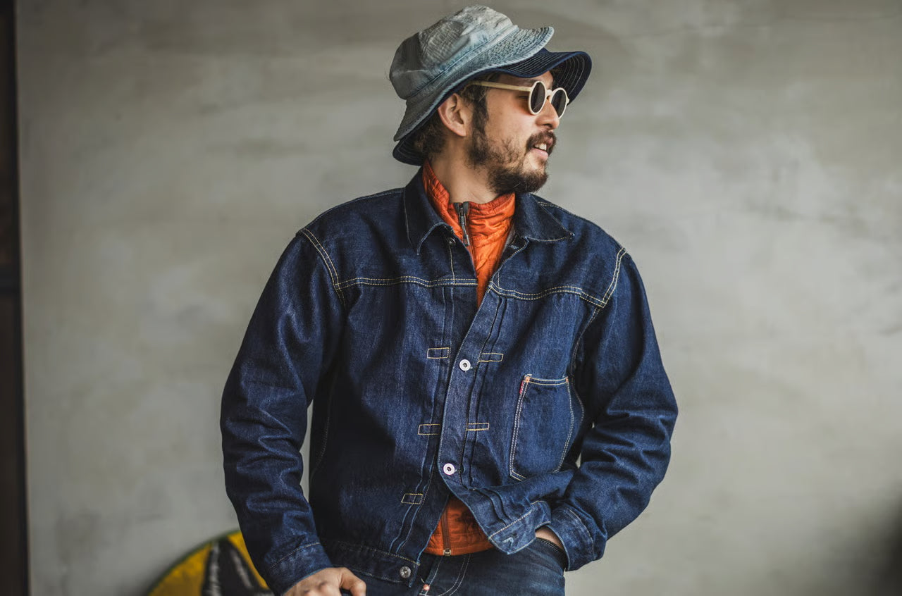 30's Hat Denim / One-Wash – TCB JEANS