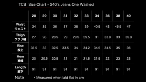 ■Pre-order page■ S40's Jeans