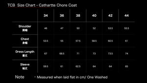 Cathartt Chore Coat 10 OZ denim – TCB JEANS