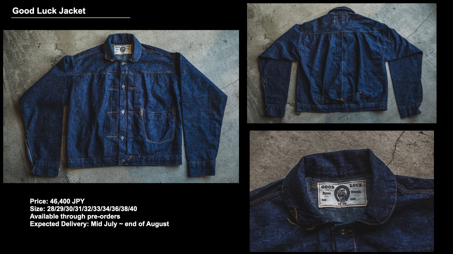 TCB jeans Good Luck Jacket 40-