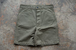 40's USMC Shorts Olive Herringbone 10 oz/ One-Wash