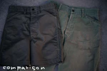 40's USMC Shorts Ecru Herringbone 10 oz/ One-Wash