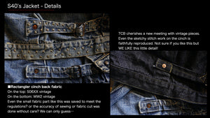 S40's Jacket – TCB JEANS