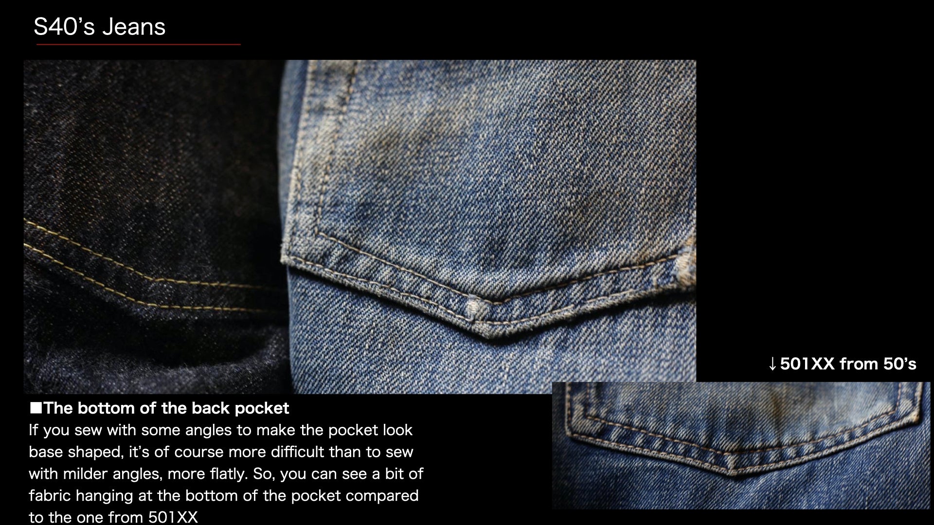 □Pre-order page□ S40's Jeans – TCB JEANS