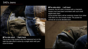 □Pre-order page□ S40's Jeans – TCB JEANS