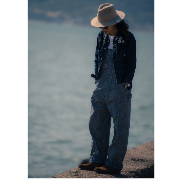 パンツ TCB JEANS HANDYMAN PANTS HICKORY STRIPE TCB Handyman Pants Hickory Stripe 10oz/ One-Wash – TCB JEANS